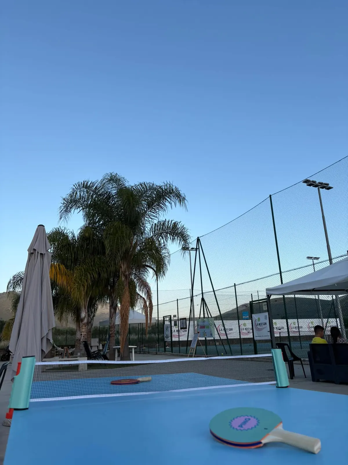 I due campi GreenSet della L.A. Next Gen Tennis a Fondi