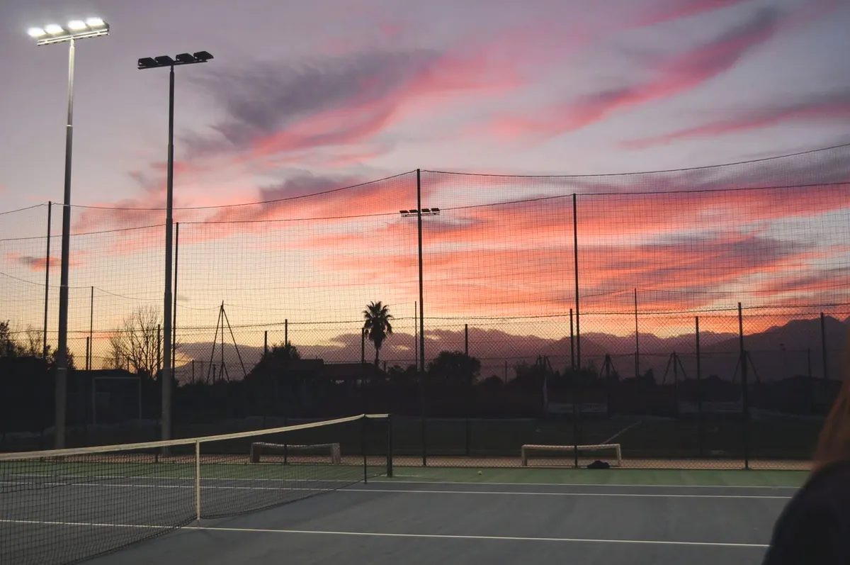Campi L.A. Next Gen Tennis al tramonto